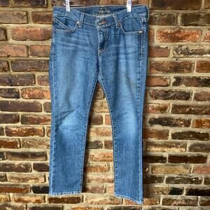 Old Navy Medium Wash Blue Denim The Diva Skinny Jeans Women's Size 8 Short